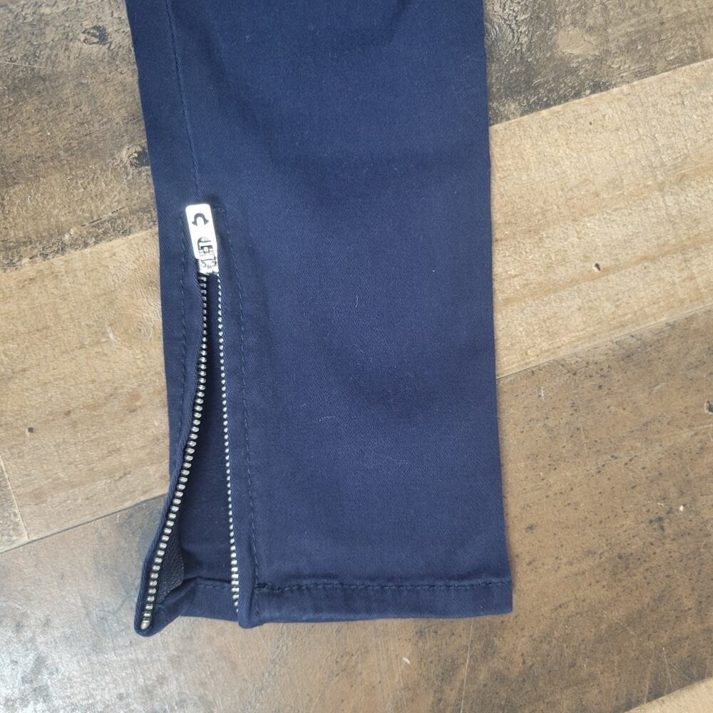 True Religion Cargo Legging Pants Zipper Ankle Tapered NWT Navy Blue Womens 25 - Picture 6 of 16